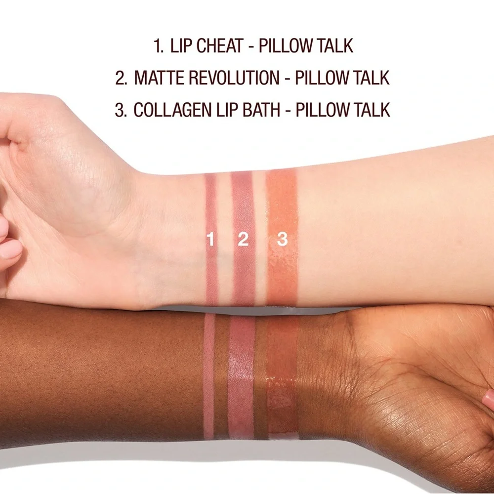 Charlotte Tilbury Pillow Talk iconic mini Lip Kit - new in box‎